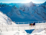 Visutý most na Titlisu - adrenalinový pohled na Alpy