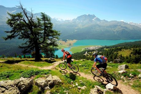 Cyklotrasy Graubündenu